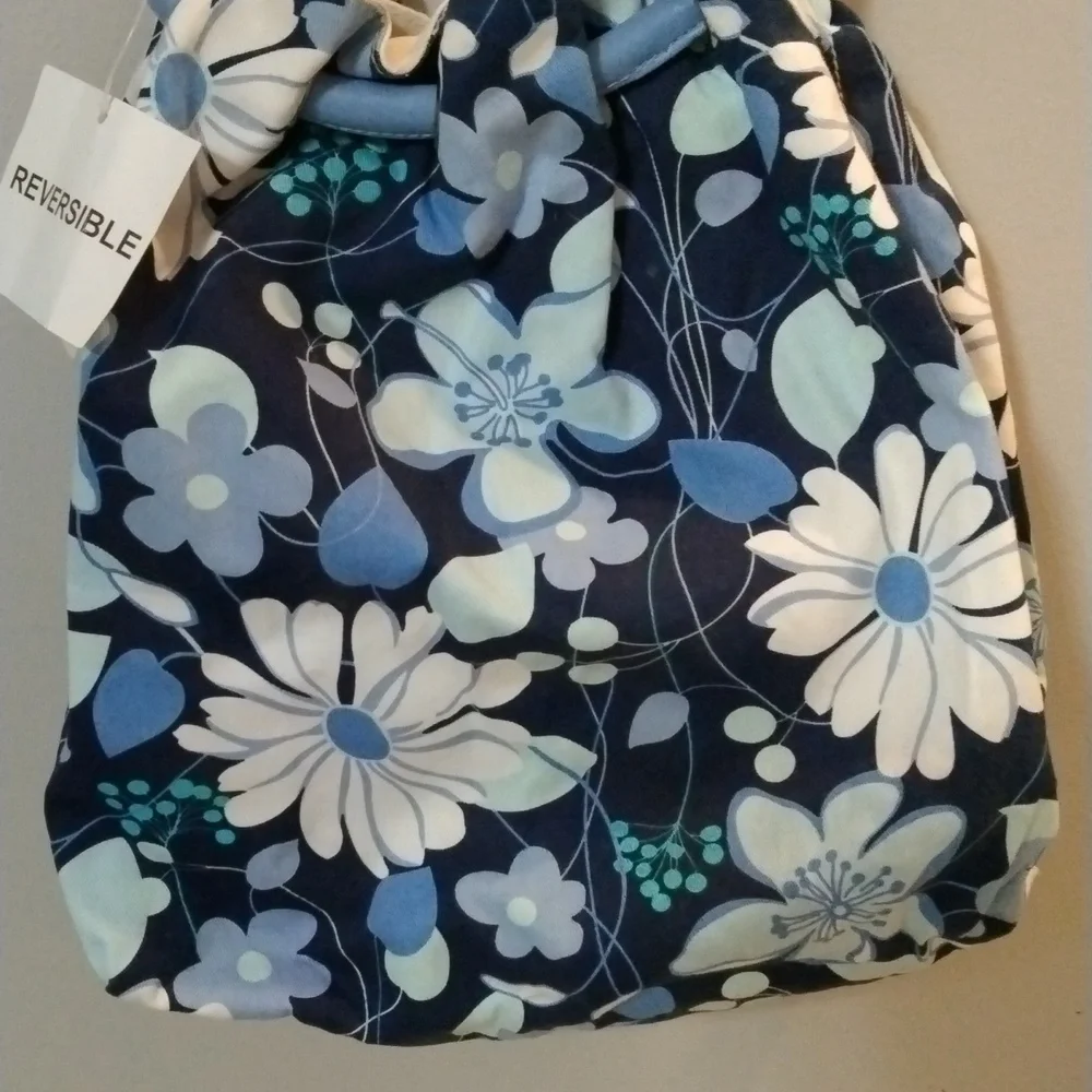 100% cotton reversible beach bag/purse